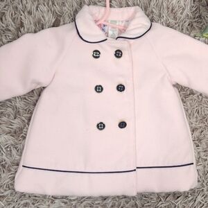 Little Me Light Pink Pea Coat